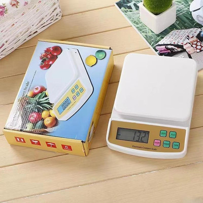 ASTOUND Electronic Weight Machine with Adapter LCD Display Screen-1pc Weighing Scale(White)