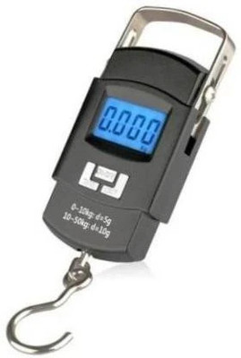 Marttnest Digital Heavy Duty Luggage Weigh MAchine Portable Hook 50Kg Weighing Scale Weighing Scale(Black)