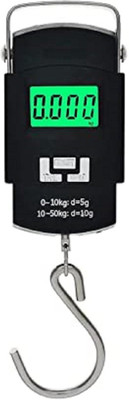 niava Heavy Duty Portable Hook Weighing Machine Digital Type Weighing Scale(Black)
