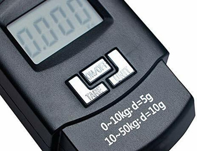 JANMESH ENTERPRISES Electronic Portable Hook Type Digital Led Screen Luggage Weighing Scale 50 Kg Weighing Scale(Black)