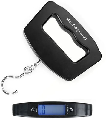 ASTOUND Digital Hanging Scale with LCD Display for Accurate Travel Weight Measurement Weighing Scale(Black)