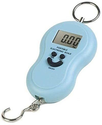 GLOWISH 10G/50KG DIGITAL AAA BATTERY PORTABLE SCALE FOR LUGGAGE/INDUSTRY/HOUSEHOLD Weighing Scale(Blue, Black, Yellow)