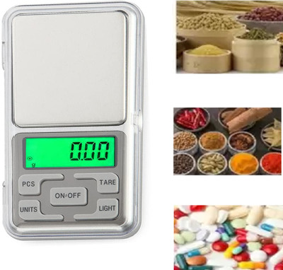 PPLk Digital Weight Machine Mini Digital Pocket Scale Jewellery Scale Weighing Scale(Multicolor)