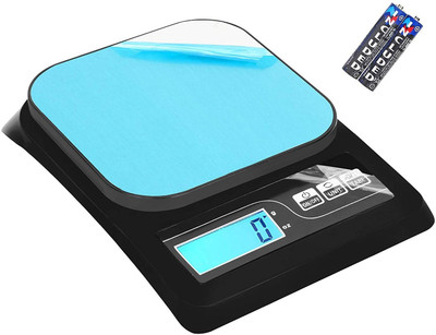 Siya Shine 10kgWeighingscale digital display with green backlight for easy use in day/night Weighing Scale(Black)