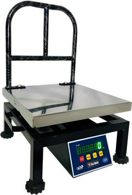 Globas 150KG Weight Scale, 12x12’’Inch/300x300MM for Shops, Factories, Commercials Uses Weighing Scale(Black)