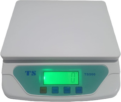 Skeisy TS-500-KITCHEN SCALE POWER UP30KG-1GM AND AAA BATTERY Weighing Scale(White, Blue)