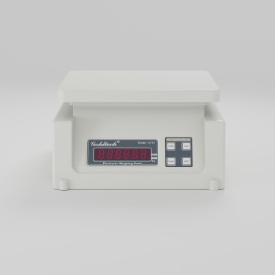Goldtech Weighting Scale for Home & Kitchen With Front & Back Display, Max 10kg, Mini 20g Weighing Scale(White)
