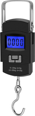 MCP Healthcare Hanging Scale Portable Dial Scale LCD Digital Weight Electronic Scale 110lb/50kg Weighing Scale(Black)