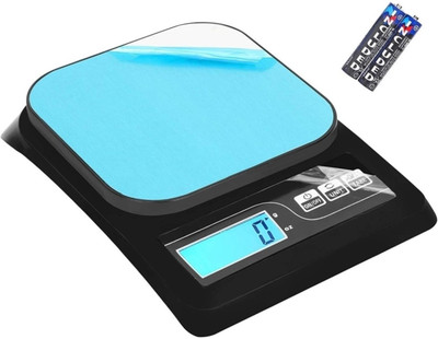 Siya Shine Smart Electronic Digital 10 Kg Weight Scale, Kitchen weighing scale capacity10kg Weighing Scale(Black)