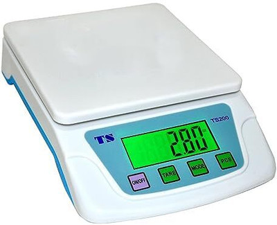 ASTOUND Kitchen Scale TS-200: Digital Multi-Purpose with Tare Function Weighing Scale(White)