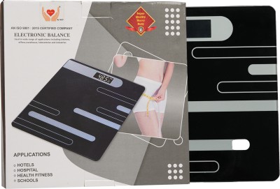 Dr care Digital Space Grey Body Weight Measuring Weighing Scale Upto 180KG Weighing Scale(Black)