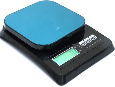MSNL New SF-413 Weighing scale power 10kg-1gm, on-off, Tare, Unit, Overload, Weighing Scale(Black)