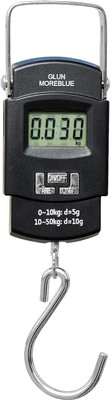 Mid Light Portable 50Kg Hanging Digital Luggage Weight Machine M2 Weighing Scale(Black)