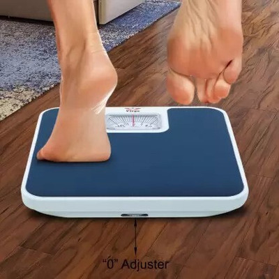 NAC GLOBAL: IT'S EXACTLY WHAT YOU NEED 120kg capacity Analog scale for Human body Weighing Scale(Blue)