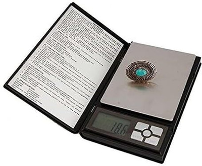 SHINE DIGITAL SCALE Jewellery Scale Digital Weight Machine for Gold, 600g Capacity 10mg Acc Notebook Weighing Scale(Black)