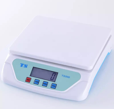Kelo TS-500 Kitchen Scale with inbuilt Battery and Tare Function (30 kg, White) Weighing Scale(White)