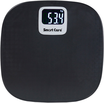 Smart Care Electronic Bathroom Weighing Scale High-Precision Digital Body with Auto Step-On Weighing Scale(Black)