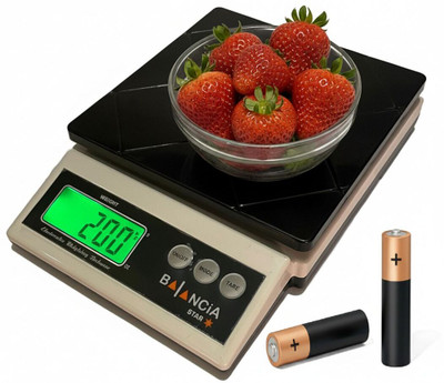 NIBBIN 10Kg Digital Home Scale Fot Multipurpose Use With Betteries & 3 Months Warranty Weighing Scale(Multicolor)