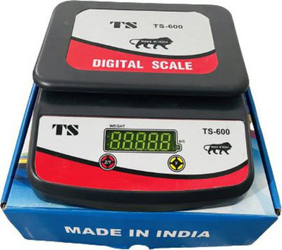 Skeisy TS-600 30KG,1GM DOUBLE Display Weight Machine With Power Adapter Weighing Scale Weighing Scale(Black)