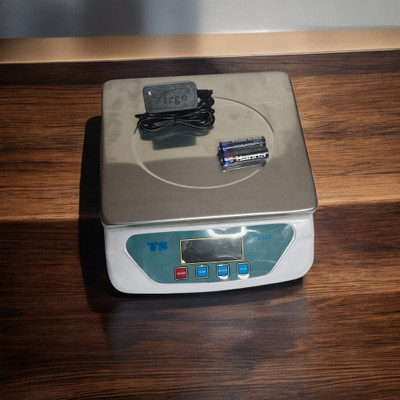 Virgo T5-00S+SSP Digital Machine | 30Kg Max Capacity | Stainless Steel Plate & Adapter Weighing Scale(Multicolor) Virgo T5-00S+SSP Digital Machine | 30Kg Max Capacity | Stainless Steel Plate & Adapter Weighing Scale(Multicolor)