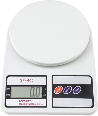 SarvamMart Digital Kitchen Weight Machine up to 10kg Capacity Weighing Scale(Multicolor)