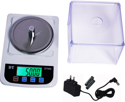 VBR's Group 1kgx0.01gram Digital Jewellery weight machine with Wind shied for high accuracy Weighing Scale(White)