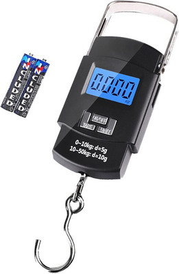 VMV FUZON Hanging Luggage Weighing Scale Digital Luggage Scale With Metal Hook VV117 Weighing Scale(Multicolor)