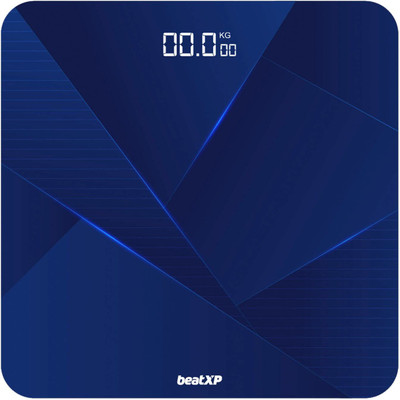 BeatXP Gravity Prism Digital Weight Machine With Thick Tempered Glass & LCD Display Weighing Scale  (Dark Blue) For Rs. 299 @ 70 %