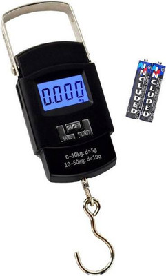 Kelo Luggage Weighing Scale For Flights And Travel KKal133 Weighing Scale(Black)