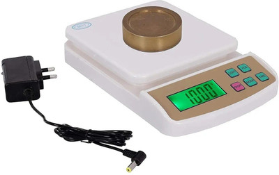 NIBBIN 10Kg Ultra-Slim Weight Machine with Fast Response Sensor for Shop, Home Weighing Scale(White)