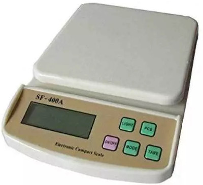 Aditi Kitchen Weighing Scale 400A 10 Kg Digital Multipurpose Weighing Scale Weighing Scale(Silver)