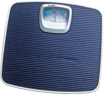 NAC GLOBAL: IT'S EXACTLY WHAT YOU NEED Personal Analog weighing scale with 130kg capacity for human body weight machine Weighing Scale(Blue)