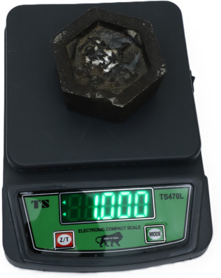 Skeisy New Ts-470-L Mini kitchen scale power 10kg,1gm, tare, overload, led indicator Weighing Scale(Grey)