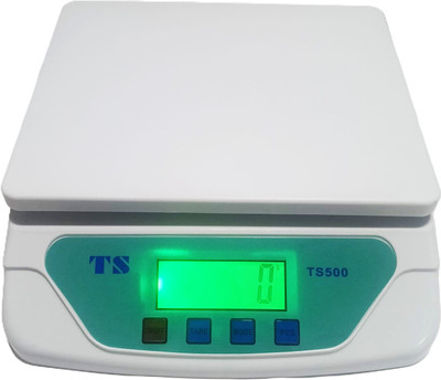 MSNL Ts-500-White-power up 30kg x 1gm weighing machine tare function, scale Weighing Scale(Off-White)
