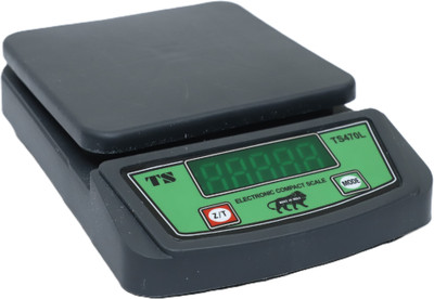 Skeisy Mini Ts-470-L kitchen scale power 10kg,1gm, tare, overload, led indicator Weighing Scale(Grey)