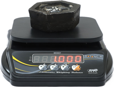 Skeisy New Mini Bal Black weighing machine power up 10kg-1gm and rechargeable Weighing Scale(Black)