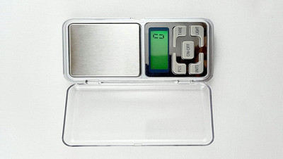 ASTOUND Mini Electronic Scale Digital Balance LCD Pocket Scale-Silver Weighing Scale(Silver)