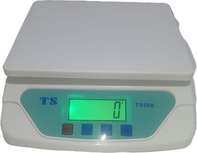 Skeisy NEW TS-500-WEIGHING SCALE POWER UP30KG-1GM AND AAA BATTERY Weighing Scale(White, Blue)