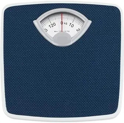 Nac Global Personal Analog weighing scale with 130kg capacity for human body weight Weighing Scale(Blue)