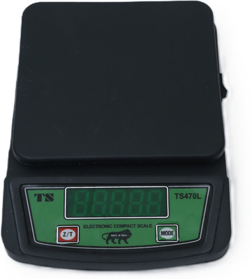MSNL New Ts-470-L Kitchen Scale Power 10kg-1gm, rechargeable, on & off, Overload, Weighing Scale(Black)