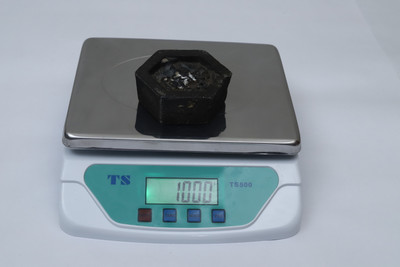Yuvex TS-500 STEEL PLATER KITCHEN SCALE POWER UP TO 30KG/1GM WITH CABLE Weighing Scale(White, STEEL)