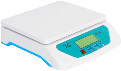 Virgo TS 5.. Digital Kitchen Weighing Scale 30kg x 1g with backlight Weighing Scale Weighing Scale(White, Multicolor)