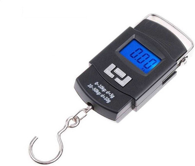 SBTs 50 KG Hook Portable Electronic Digital LCD Display Pocket Weighing Scale (Black) Weighing Scale(Black)