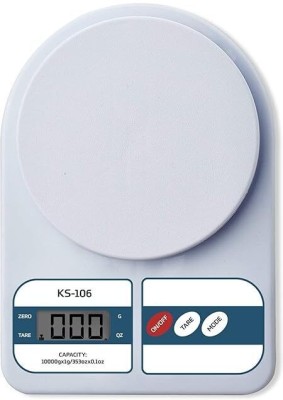 9RGS PACKERS Kitchen Scale Multipurpose Portable Electronic Digital Weighing Scale Weighing Scale(White)