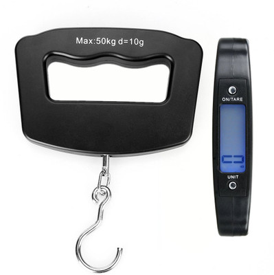 ASTOUND 110Lb/50kg Digital Hanging Luggage Scale-1pc Weighing Scale(Black)