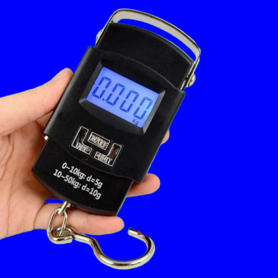 AirSoft Weight Weighing Machine For Luggage With LCD Display Luggage Weighing Scale BI Weighing Scale(Black)
