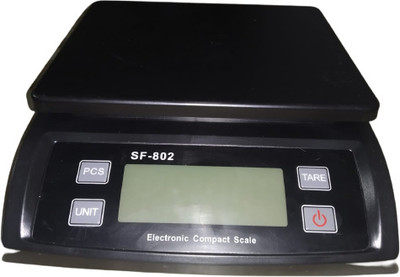 Skeisy WEIGHING MACHINE POWER UP TO 30KGX1GM RECHARGEABLE BTTERY Weighing Scale(Black)