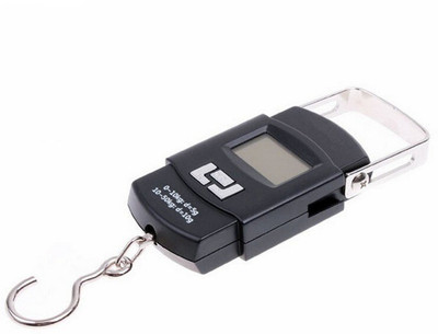 karanja 50kg/10g Weight Scale LCD Display Portable Electronic Travel Hanging Luggage Weighing Scale(Multicolor)
