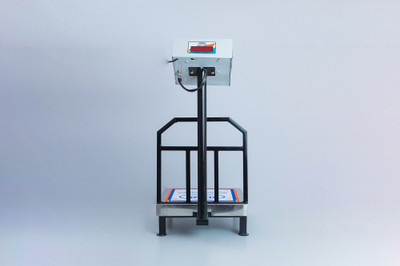 SHINE DIGITAL SCALE SHINE PLATEFORM DIGITAL SCALE CAP 500KG 50GM ACC With Pan size 600X600 mm SS TOP Weighing Scale(Black)