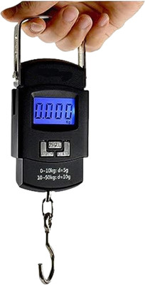 MCP Digital Hanging Luggage Scale Weigh Your Travel Essentials with – 50KG Capacity Weighing Scale(Pink)